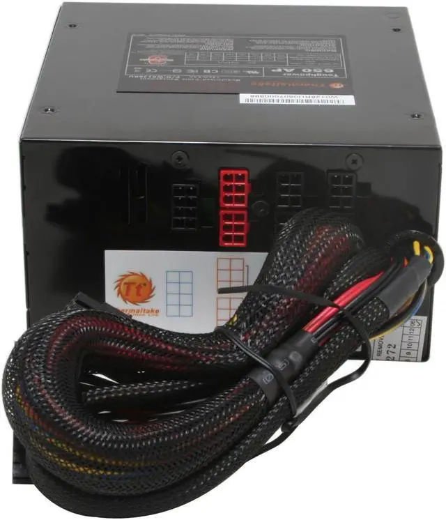 Alt view image 3 of 8 - Thermaltake Toughpower W0128RU 650 W ATX12V / EPS12V SLI Ready Modular Active PFC Power Supply