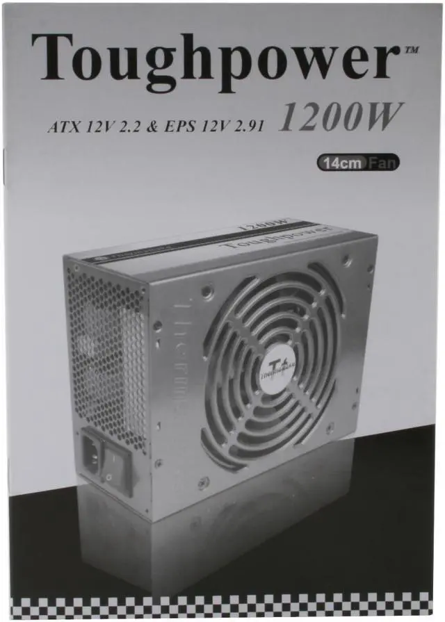 Alt view image 7 of 8 - Thermaltake Toughpower W0156RU 1200 W ATX12V / EPS12V SLI Ready CrossFire Certified 80 PLUS BRONZE Certified Active PFC Power Supply
