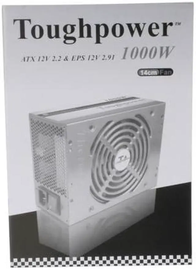 Alt view image 7 of 8 - Thermaltake Toughpower W0155RU 1000 W ATX12V / EPS12V SLI Certified CrossFire Ready 80 PLUS Certified Active PFC Power Supply