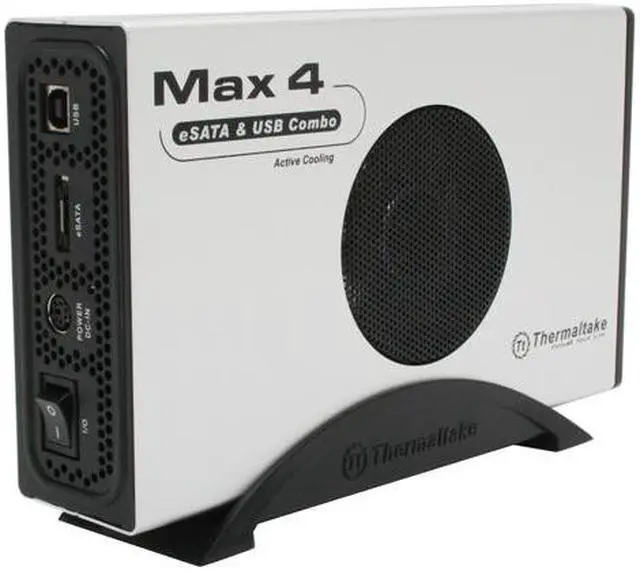 Main image of Thermaltake N0012US Aluminum & Plastic 3.5" Silver SATA USB 2.0 & eSATA External Enclosure
