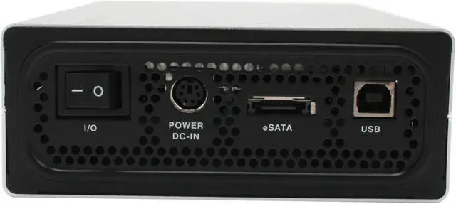 Alt view image 2 of 7 - Thermaltake N0012US Aluminum & Plastic 3.5" Silver SATA USB 2.0 & eSATA External Enclosure