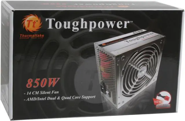 Alt view image 10 of 10 - Thermaltake Toughpower W0172RU 850 W ATX12V / EPS12V SLI Ready CrossFire Ready 80 PLUS BRONZE Certified Active PFC Power Supply