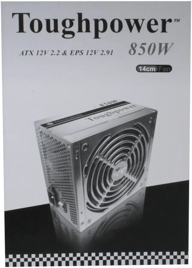 Alt view image 9 of 10 - Thermaltake Toughpower W0172RU 850 W ATX12V / EPS12V SLI Ready CrossFire Ready 80 PLUS BRONZE Certified Active PFC Power Supply