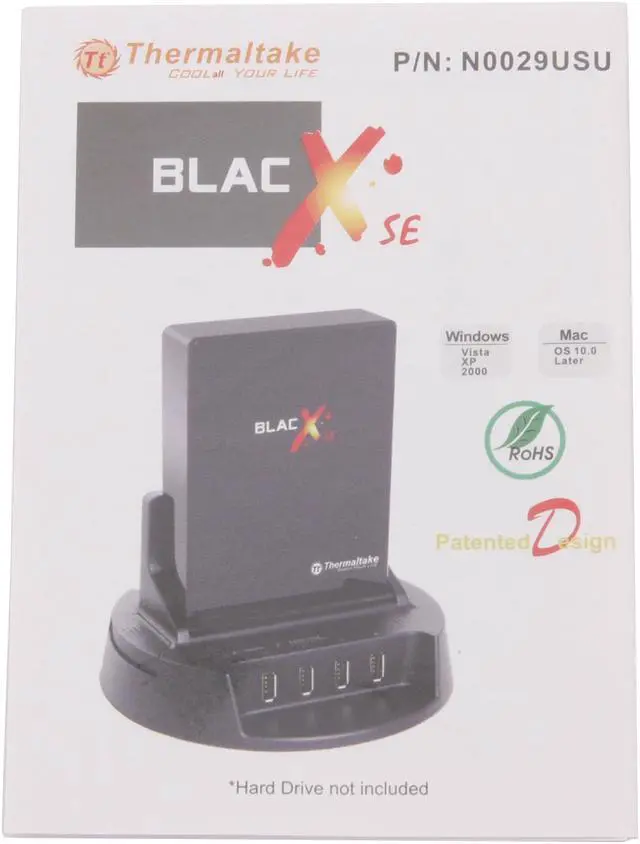 Alt view image 7 of 8 - Thermaltake N0029USU ABS Plastic 2.5" & 3.5" SATA USB 2.0 External Enclosure
