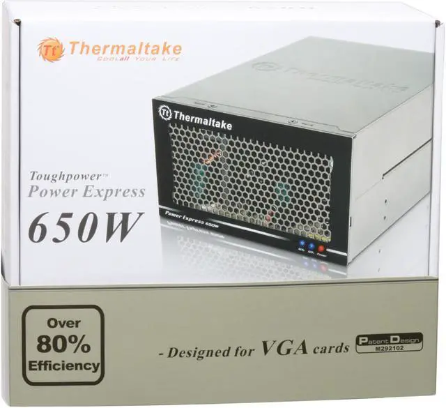 Alt view image 8 of 8 - Thermaltake W0158RU 650 W SLI Ready CrossFire Ready Active PFC VGA Power Supply