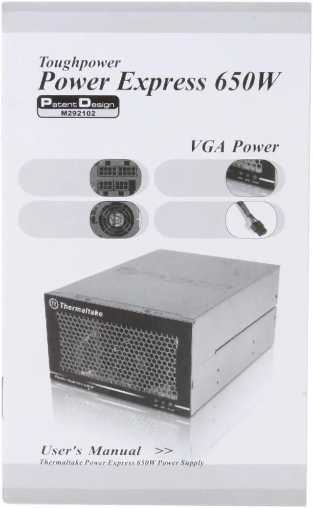 Alt view image 7 of 8 - Thermaltake W0158RU 650 W SLI Ready CrossFire Ready Active PFC VGA Power Supply