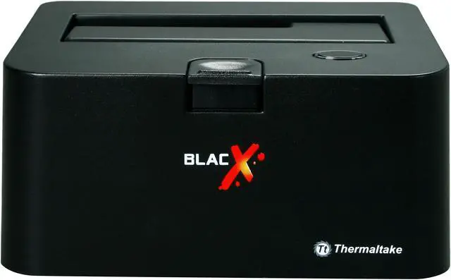 Alt view image 3 of 5 - Thermaltake BlacX ST0005U External Hard Drive SATA Enclosure Docking Station 2.5" & 3.5" USB 2.0 & eSATA