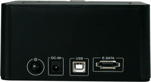 Alt view image 5 of 5 - Thermaltake BlacX ST0005U External Hard Drive SATA Enclosure Docking Station 2.5" & 3.5" USB 2.0 & eSATA