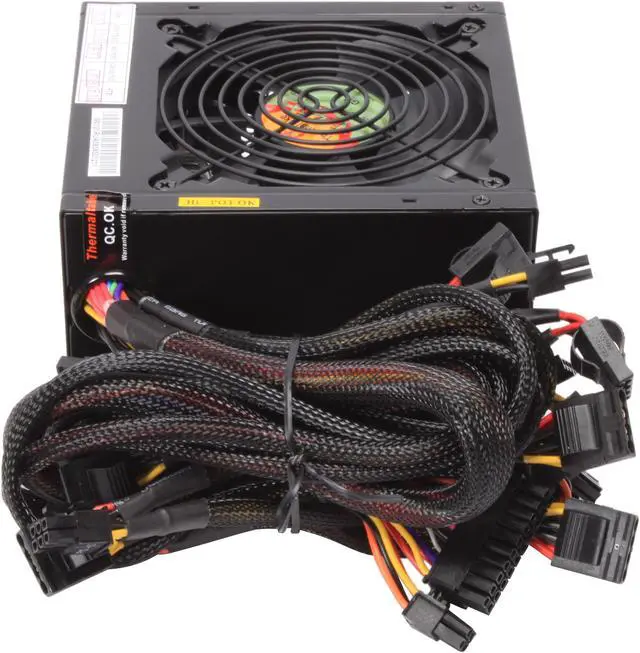 Alt view image 5 of 10 - Thermaltake Purepower W0121RU 600W ATX12V V2.0 SLI Ready CrossFire Ready Power Supply
