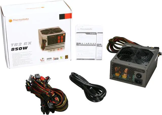 Alt view image 7 of 7 - Thermaltake Black Widow W0319RU 850 W ATX 12V v2.3, EPS 12V v2.91 CrossFire Certified 80 PLUS BRONZE Certified Modular Active PFC Power Supply