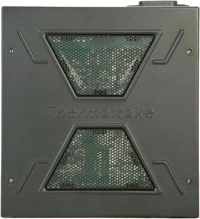 Alt view image 10 of 16 - Thermaltake EVO_Blue W0307RU 650 W ATX 12V 2.3 / EPS 12V 2.91 CrossFire Certified Modular Active PFC Power Supply