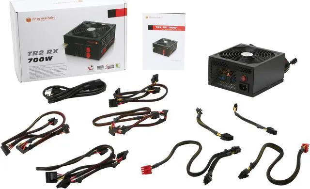 Alt view image 7 of 7 - Thermaltake TR2 W0366RU 700 W ATX 12V v2.2 Modular Active PFC Power Supply
