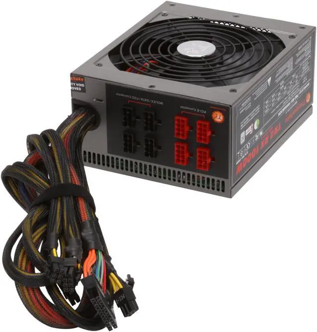 Alt view image 4 of 7 - Thermaltake TR2 RX TRX-1000M 1000 W ATX 12V v2.3 /  EPS 12V v2.91 SLI Ready CrossFire Ready 80 PLUS Certified Modular Active PFC Power Supply
