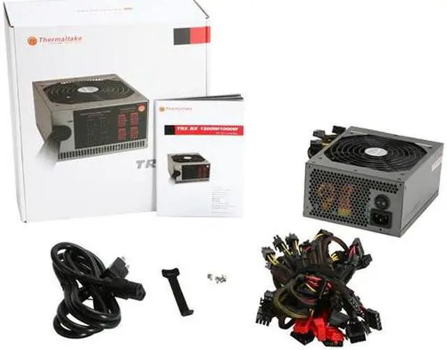 Alt view image 7 of 7 - Thermaltake TR2 TRX-1200M 1200 W ATX 12V v2.3 /  EPS 12V v2.91 80 PLUS Certified Modular Active PFC Power Supply