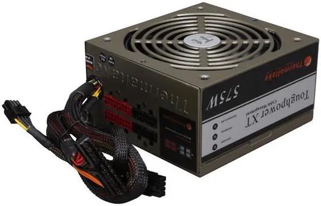 Alt view image 4 of 7 - Thermaltake Toughpower XT TPX-575M 575 W ATX 12V v2.3 /  EPS 12V v2.91 CrossFire Certified 80 PLUS BRONZE Certified Modular Active PFC Power Supply