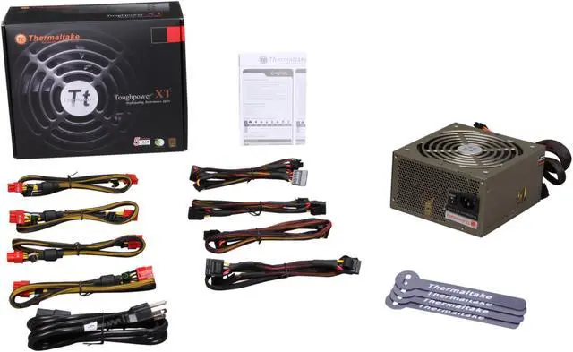 Alt view image 7 of 7 - Thermaltake Toughpower XT TPX-875M 875W ATX 12V v2.3 /  EPS 12V v2.91 SLI Certified CrossFire Certified 80 PLUS BRONZE Certified Modular Active PFC Power Supply GeForce GTX 470 Certified