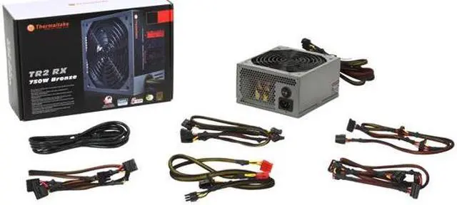 Alt view image 6 of 6 - Thermaltake TR2 RX 750W Bronze W0382RU ATX 12V v2.3 / EPS 12V v2.91 SLI Ready CrossFire Ready 80 PLUS BRONZE Certified Modular Active PFC Power Supply