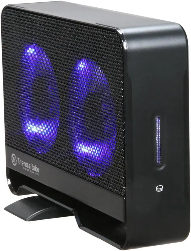 Main image of Thermaltake ST0020U Steel Mesh & Ruggedized Plastic 3.5" Black SATA I/II/III USB 3.0 Max 5G External Enclosure