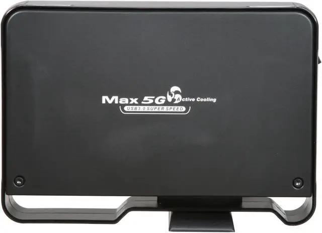 Alt view image 5 of 6 - Thermaltake ST0020U Steel Mesh & Ruggedized Plastic 3.5" Black SATA I/II/III USB 3.0 Max 5G External Enclosure