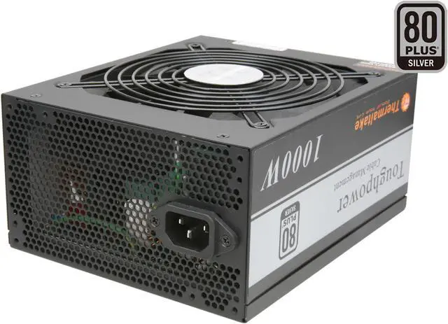 Main image of Thermaltake TP-1000M 1000 W ATX 12V v2.3 & EPS 12V v2.92 SLI Certified CrossFire Certified 80 PLUS SILVER Certified Modular Active PFC Power Supply
