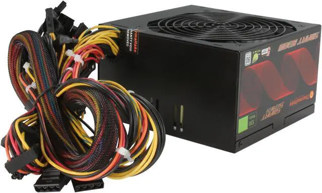 Alt view image 4 of 7 - Thermaltake Smart SP-530P 530 W ATX 12V 2.3 80 PLUS Certified Active PFC Power Supply
