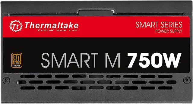 Alt view image 4 of 8 - Thermaltake SMART Series SP-750M 750 W ATX 12V V2.3 & EPS 12V SLI Ready CrossFire Ready 80 PLUS BRONZE Certified Semi-Modular Active PFC Power Supply