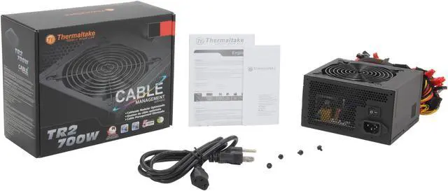 Alt view image 8 of 7 - Thermaltake TR2 Bronze 700W SLI / CrossFire Ready Continuous Power ATX12V v2.31 / EPS v2.92 80 PLUS BRONZE CertifiedActive PFC Power Supply Haswell Ready TR-700
