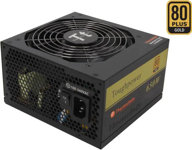 Main image of Thermaltake Tough Power TP-650P 650 W ATX 12V 2.3 & SSI EPS 12V 2.92 SLI Ready CrossFire Ready 80 PLUS GOLD Certified Active PFC Power Supply