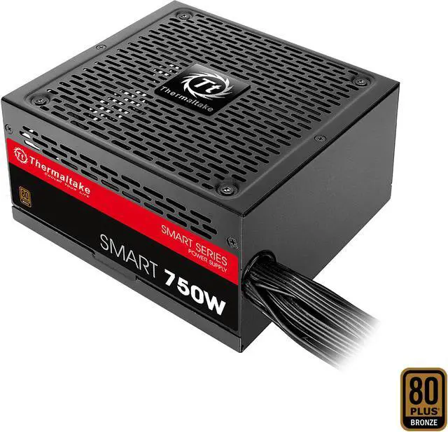 Main image of Thermaltake Smart Series SP- 750P 750W ATX 12V v2.4 / EPS v2.92 80 PLUS BRONZE Certified Active PFC Power Supply, SP-750PCBUS
