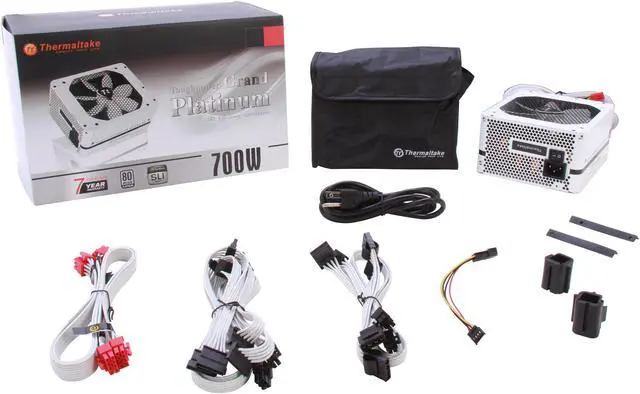 Alt view image 7 of 7 - Thermaltake Toughpower Grand Series TPG-700M 700 W ATX 12V 2.3 & EPS 12V 2.92 SLI Certified CrossFire Ready 80 PLUS PLATINUM Certified Modular Active PFC Power Supply