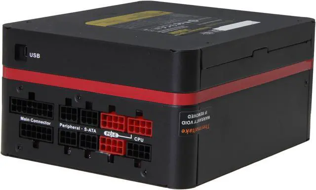 Alt view image 4 of 7 - Thermaltake Toughpower DPS G 750W Digital SLI/CrossFire Ready ATX12V v2.31/SSI EPS v2.92 80 PLUS GOLD Certified 7 Year Warranty Full Modular Active PFC Power Supply Haswell Ready PS-TPG-0750DPCGUS-G