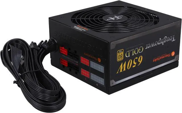Alt view image 4 of 7 - Thermaltake Toughpower TPD-0650M - SLI/ CrossFire Ready 80 PLUS Gold Certification and Semi Modular Cables  Black Active PFC Power Supply Intel Haswell Ready (PS-TPD-0650MPCGUS-1)