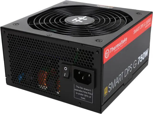 Main image of Thermaltake Smart DPS G 750W Digital SLI/CrossFire Ready Continuous Power ATX12V v2.31 / SSI EPS v2.92 80 PLUS GOLD Certified Modular Active PFC Power Supply Haswell Ready