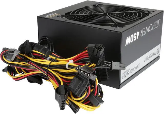 Alt view image 5 of 7 - Thermaltake Litepower 450W ATX12V v2.3 Haswell Ready 2 Year Warranty Power Supply PS-LTP-0450NPCNUS-F