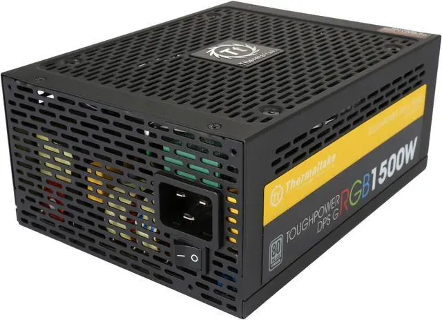 Main image of Thermaltake Toughpower Grand DPS G RGB Titanium PS-TPG-1500DPCTUS-T 1500 W ATX12V / EPS12V SLI Ready CrossFire Ready 80 PLUS TITANIUM Certified Full Modular Active PFC Power Supplies