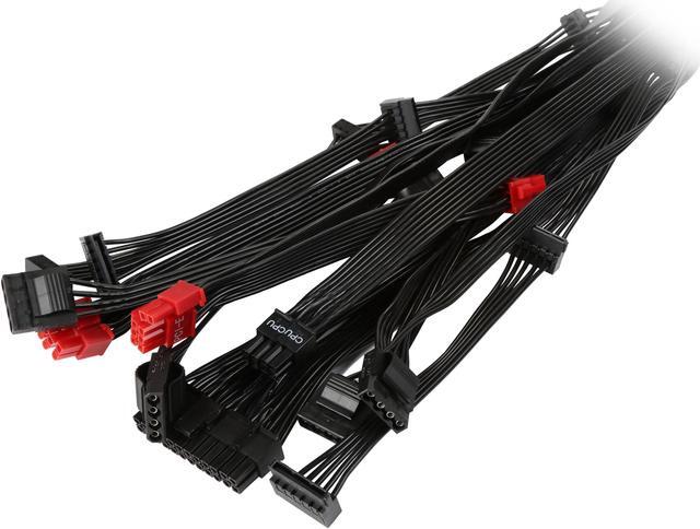 Alt view image 6 of 7 - Thermaltake Smart Pro RGB 850W Smart Zero Fan SLI/CrossFire Ready Continuous Power ATX12V v2.4 / EPS v2.92 80 PLUS Bronze Certified Full Modular Power Supply PS-SPR-0850FPCBUS-R