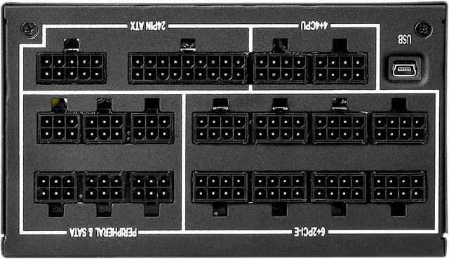 Alt view image 3 of 5 - Thermaltake Toughpower iRGB Plus 1250W Digital SLI/CrossFire Ready Continuous Power ATX12V v2.31 / SSI EPS v2.92 80 PLUS TITANIUM Certified 10 Year Warranty Full Modular Active PFC Power Supply Haswell Ready PS-TPI-1250DPCTUS-T