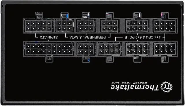 Alt view image 7 of 11 - Thermaltake Toughpower Grand RGB 1050W SLI/CrossFire Ready Continuous Power RGB LED Smart Zero Fan ATX12V v2.4 / EPS v2.92 80 PLUS PLATINUM Certified 10 Year Warranty Full Modular Power Supply PS-TPG-1050F1FAPU-1