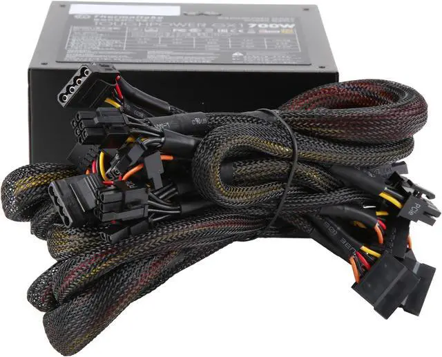 Alt view image 4 of 8 - Thermaltake Toughpower GX1 PS-TPD-0700NNFAGU-1 700 W ATX 12V v2.4 and EPS v2.92 80 PLUS GOLD Certified Non-Modular Active PFC Power Supply