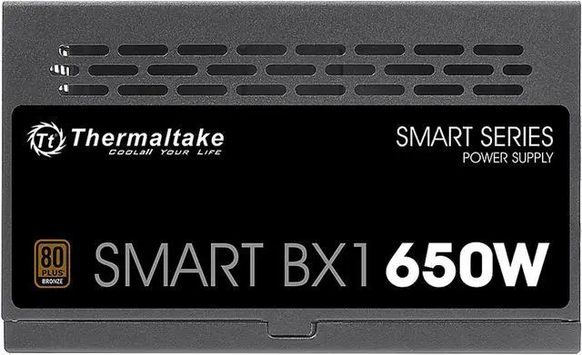 Alt view image 7 of 11 - Thermaltake Smart BX1 650W Bronze SLI/ CrossFire Ready Continuous Power ATX12V V2.3/ EPS V2.92 80 Plus Bronze Certified 5 Year Warranty Non Modular Power Supply PS-SPD-0650NNFABU-1