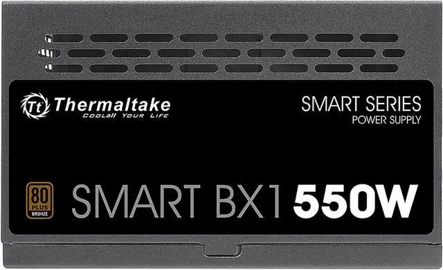 Alt view image 8 of 12 - Thermaltake Smart BX1 550W Bronze SLI/ CrossFire Ready Continuous Power ATX12V V2.3/ EPS V2.92 80 Plus Bronze Certified 5 Year Warranty Non Modular Power Supply PS-SPD-0550NNFABU-1