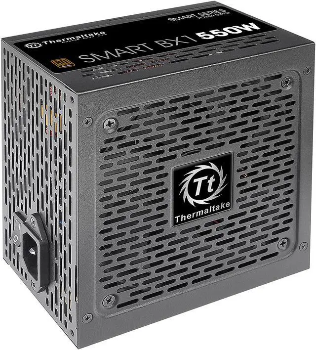 Alt view image 3 of 12 - Thermaltake Smart BX1 550W Bronze SLI/ CrossFire Ready Continuous Power ATX12V V2.3/ EPS V2.92 80 Plus Bronze Certified 5 Year Warranty Non Modular Power Supply PS-SPD-0550NNFABU-1