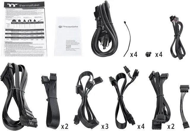 Alt view image 13 of 14 - Thermaltake Toughpower PF1 ARGB 1200W 80+ Platinum 16.8 Million Colors 18 Addressable LEDs 5V Motherboard Sync/Analog Controlled SLI Full Modular Power Supply PS-TPD-1200F3FAPU-1
