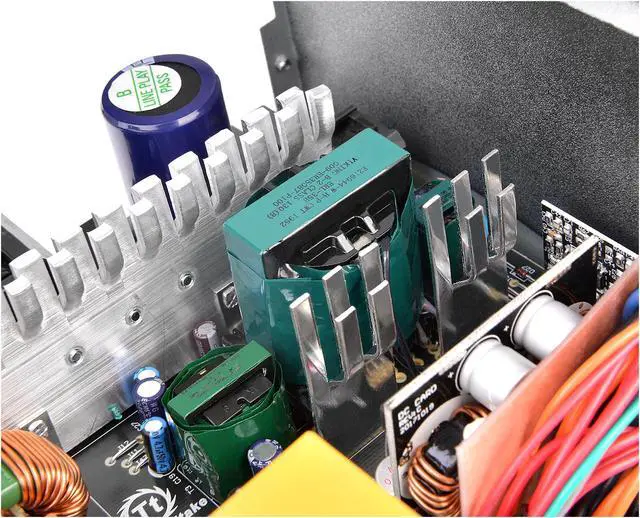 Alt view image 7 of 10 - Thermaltake Toughpower GX2 80+ Gold 600W SLI/Crossfire Ready Continuous Power ATX 12V V2.4/EPS V2.92 Non Modular Power Supply 5 Year Warranty PS-TPD-0600NNFAGU-2