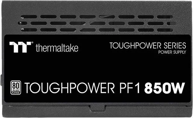 Alt view image 3 of 10 - Thermaltake Toughpower PF1 850W 80+ Platinum Single Side SMD Compact Design Ultra Quiet 120mm Hydraulic Bearing Smart Zero Fan Full Modular Power Supply 10 Year Warranty, PS-TPD-0850FNFAPU-1