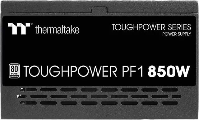 Alt view image 4 of 10 - Thermaltake Toughpower PF1 850W 80+ Platinum Single Side SMD Compact Design Ultra Quiet 120mm Hydraulic Bearing Smart Zero Fan Full Modular Power Supply 10 Year Warranty, PS-TPD-0850FNFAPU-1