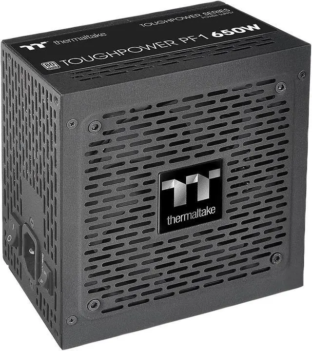 Alt view image 2 of 9 - Thermaltake Toughpower PF1 650W 80+ Platinum Single Side SMD Compact Design Ultra Quiet 120mm Hydraulic Bearing Smart Zero Fan Full Modular Power Supply 10 Year Warranty, PS-TPD-0650FNFAPU-1