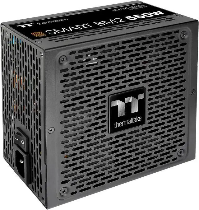 Main image of Thermaltake Smart BM2 550W 80+ Bronze Intel Skylake’s C6/C7 States & ErP Ready 140mm Quiet Fan Japanese Capacitor Semi Modular Power Supply 5 Year Warranty, PS-SPD-0550MNFABU-1