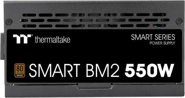 Alt view image 4 of 20 - Thermaltake Smart BM2 550W 80+ Bronze Intel Skylake’s C6/C7 States & ErP Ready 140mm Quiet Fan Japanese Capacitor Semi Modular Power Supply 5 Year Warranty, PS-SPD-0550MNFABU-1
