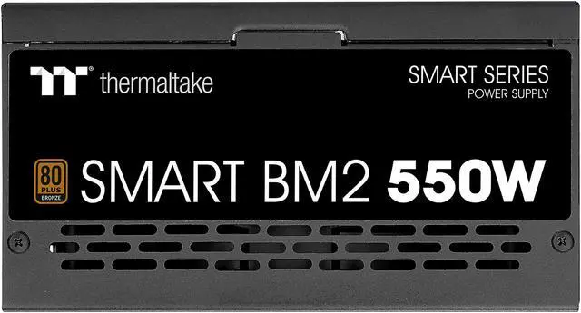 Alt view image 5 of 20 - Thermaltake Smart BM2 550W 80+ Bronze Intel Skylake’s C6/C7 States & ErP Ready 140mm Quiet Fan Japanese Capacitor Semi Modular Power Supply 5 Year Warranty, PS-SPD-0550MNFABU-1